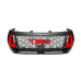 Toyota Hilux/Rocco Grill (TRD Logo/LEDs) with Foglight Covers 2018